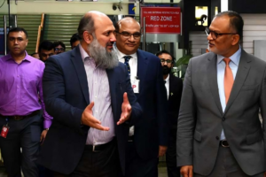 Pakistani Commerce Minister Jam Kamal Khan Arrives in Dhaka