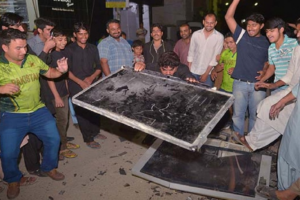 Pakistani Fan Smashes TV After India Defeat