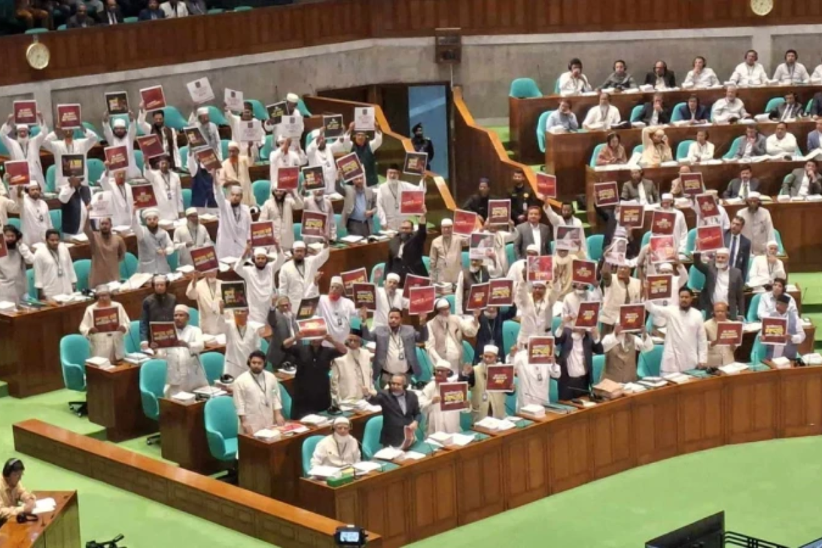 Parliament Protest Marks President’s Entry