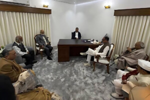 Party leaders welcomed Tarique Rahman in Gulshan