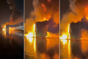 Passenger Bus Reduced to Ashes in Moments, Multiple Casualties Feared in Andhra Pradesh