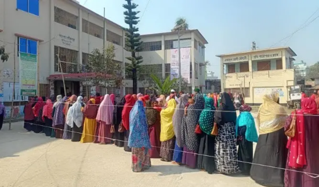 peaceful polling underway in rajbaris two constituencies Peaceful Polling Underway in Rajbari’s Two Constituencies