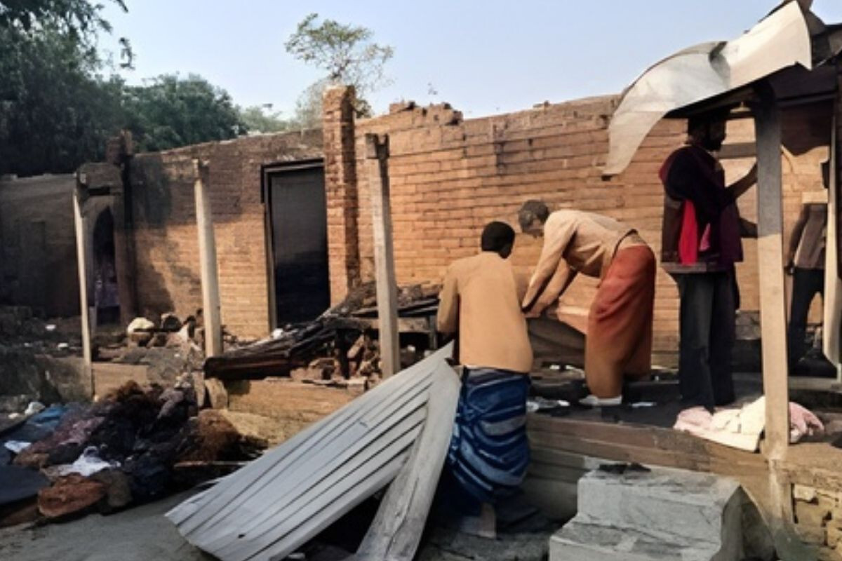 Petrol Bomb Attack Sparks Blaze in Government Offices in Magura