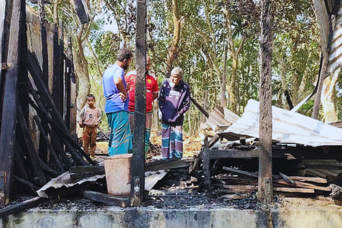 Petrol Bomb Attack Targets BNP Rebel Supporter