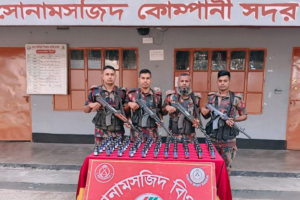 Phensedyl and yaba seized at Chapainawabganj border, youth arrested