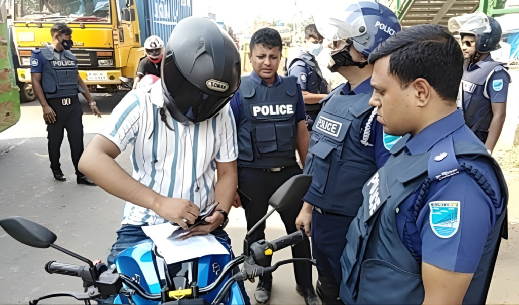 police checkpoint set up at amin bazar to prevent sabotage Police Checkpoint Set Up at Amin Bazar to Prevent Sabotage