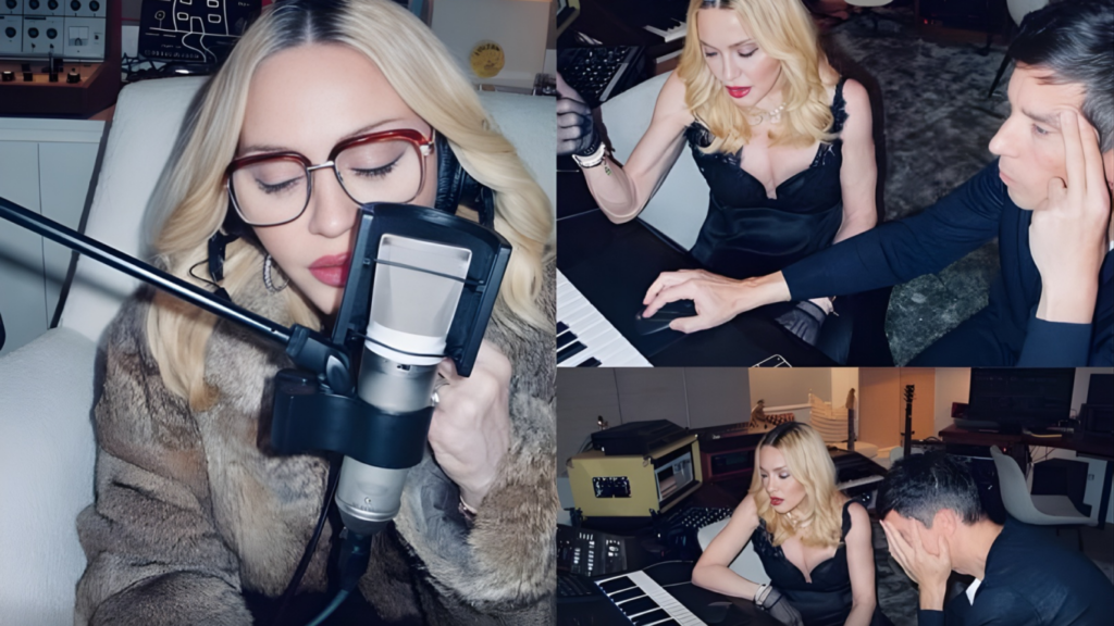 pop queen returns madonnas secret studio sessions point to a massive new era Pop Queen Returns: Madonna’s Secret Studio Sessions Point to a Massive New Era!