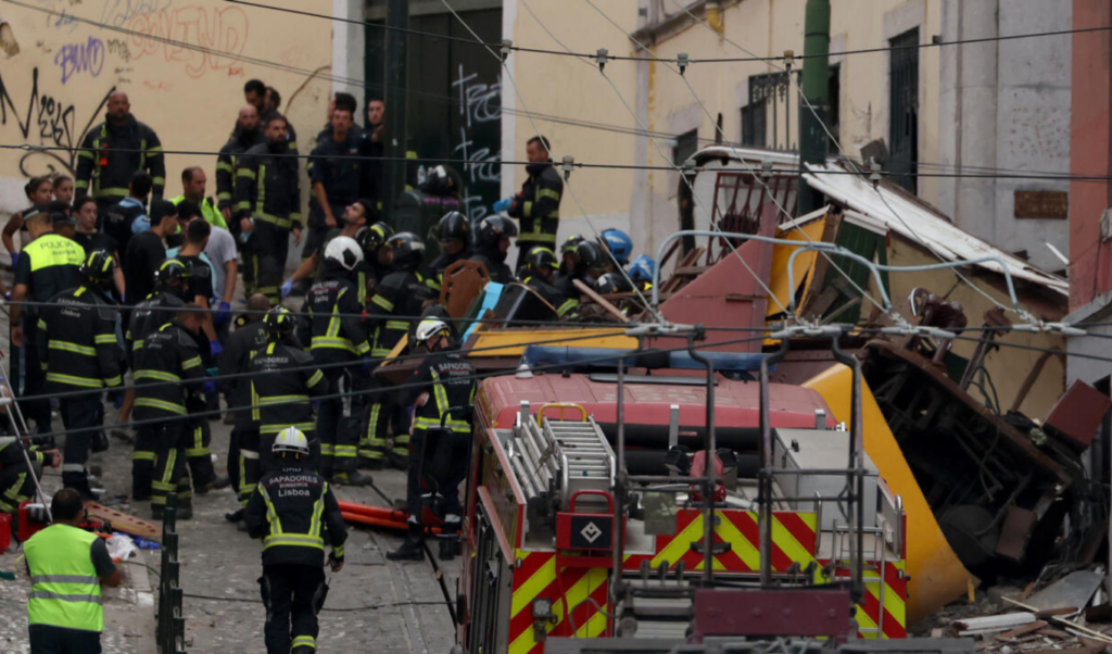 portugal holds day of mourning as funicular crash death toll rises to 17 Portugal Holds Day of Mourning as Funicular Crash Death Toll Rises to 17
