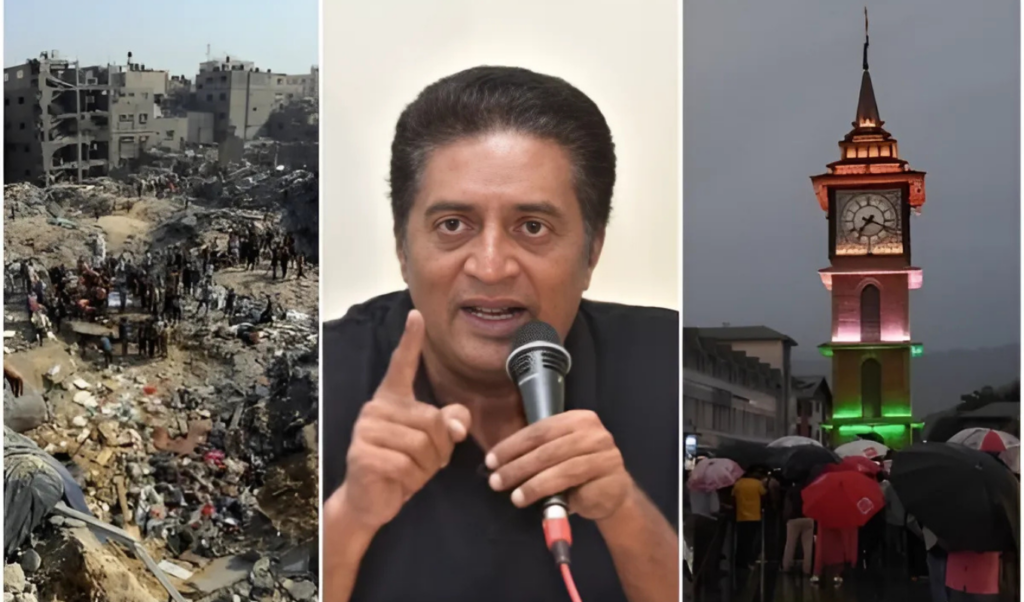 prakash raj stands in support of palestine Prakash Raj Stands in Support of Palestine