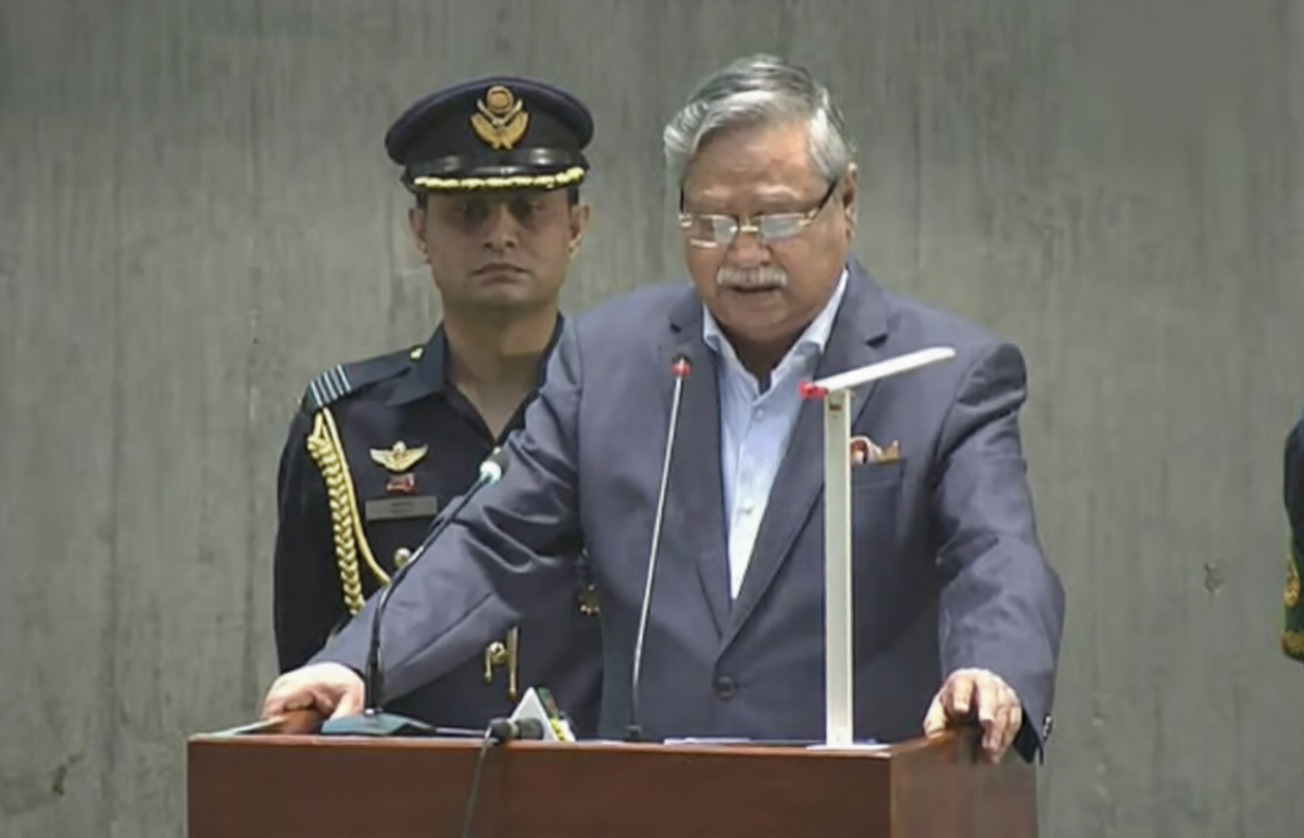 President Addresses Parliament Amid Opposition Protests