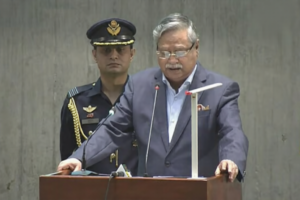 President Addresses Parliament Amid Opposition Protests