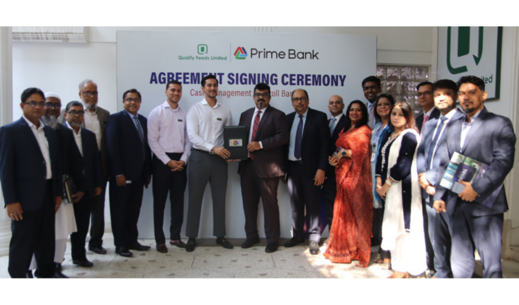 prime bankquality feeds agreement employees to receive special payroll benefits Prime Bank–Quality Feeds agreement: Employees to receive special payroll benefits