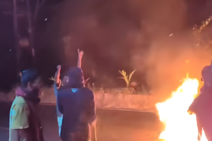 Protests and Explosions in Noakhali’s Maijdi Town