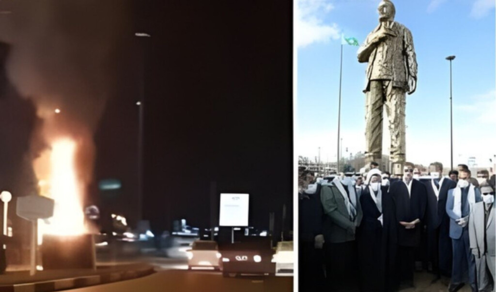 protests intensify in iran qasem soleimanis statue vandalised Protests intensify in Iran, Qasem Soleimani’s statue vandalised