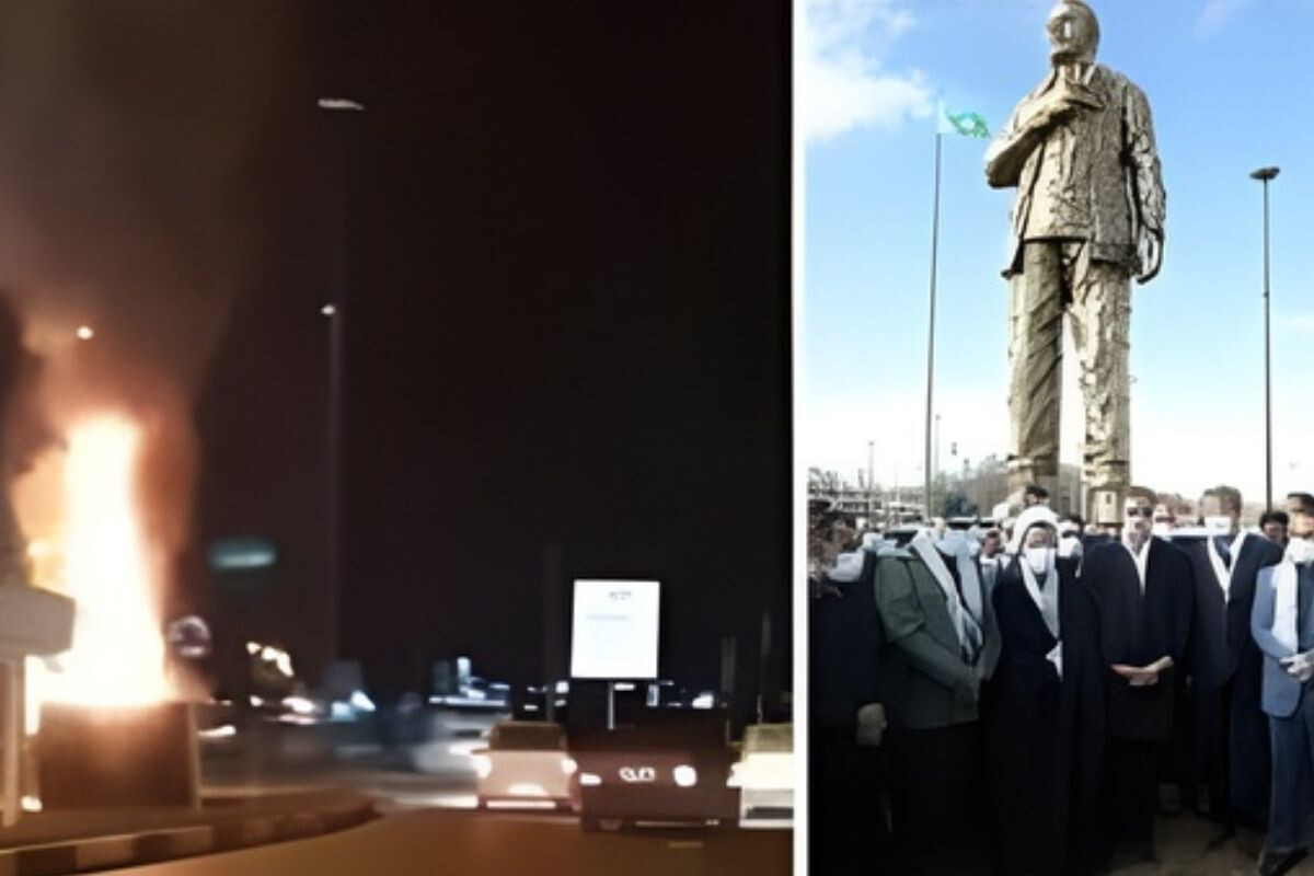 Protests intensify in Iran, Qasem Soleimani’s statue vandalised