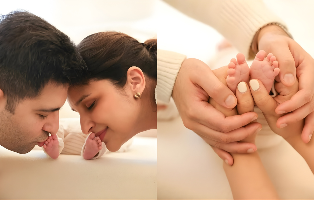 Raghav & Parineeti Share First Glimpse of Their Newborn