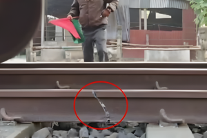 Rail Track Cracks in Natore amid Intense Cold