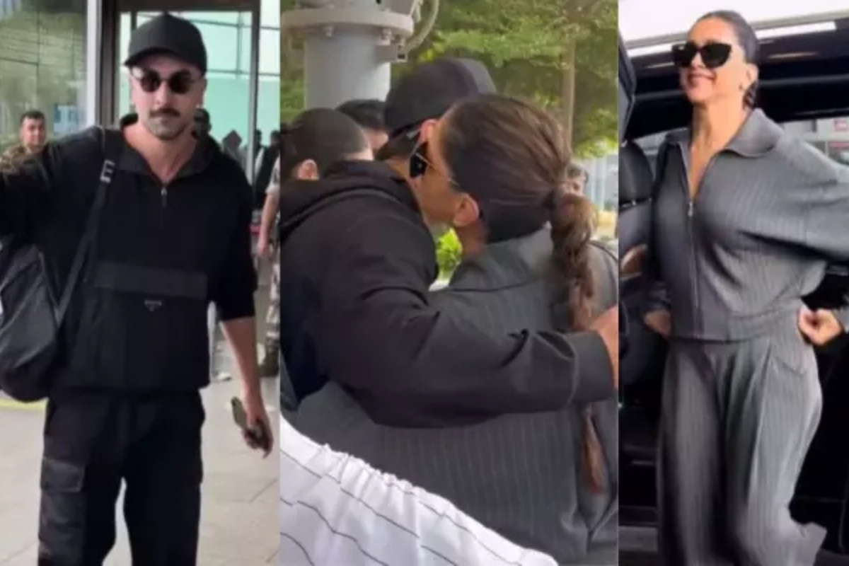 Ranbir Kapoor and Deepika Padukone Reunite at Airport; Fans Witness Heartwarming Hug