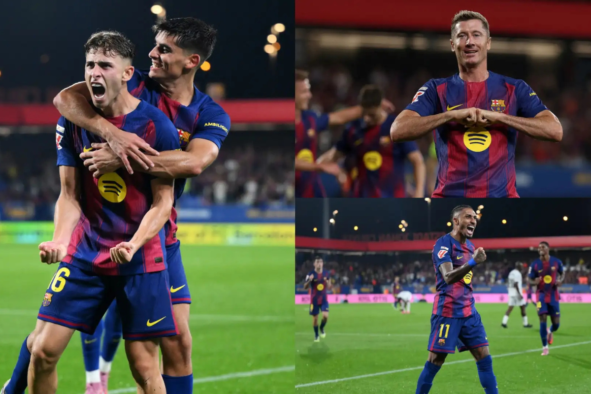 Raphinha, López and Lewandowski’s Brace Seal a Huge Win for Barcelona