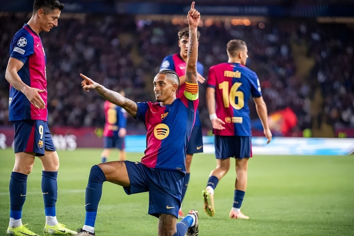 Raphinha’s Brace Secures Barcelona Lead Over Real