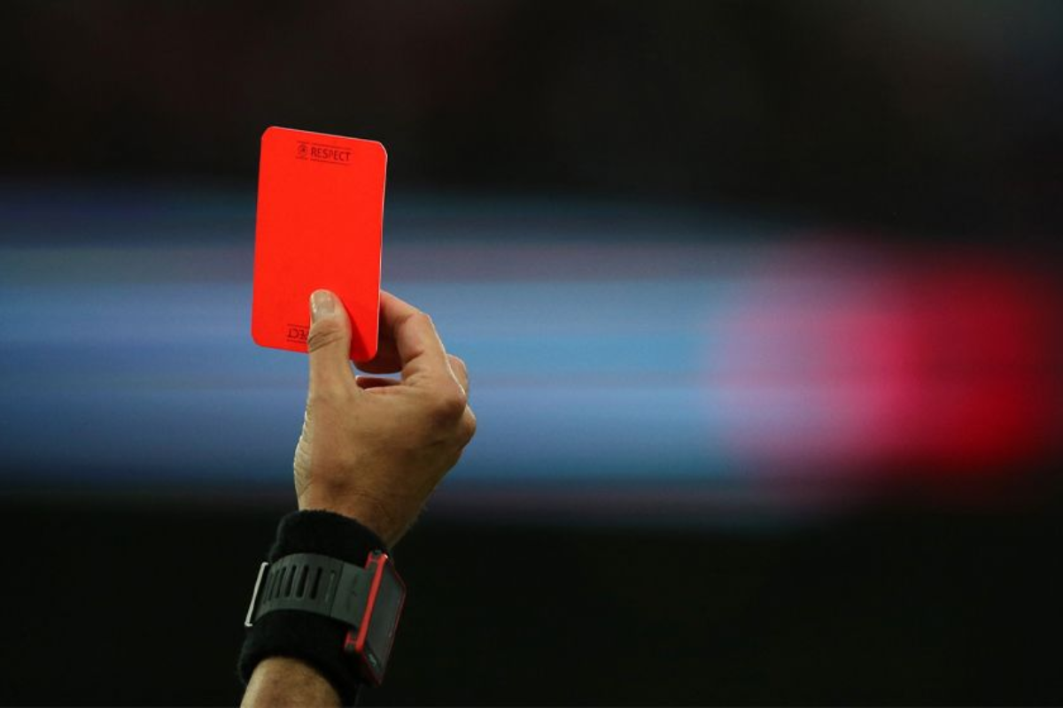 Red Card Shown Even Before Kick-Off