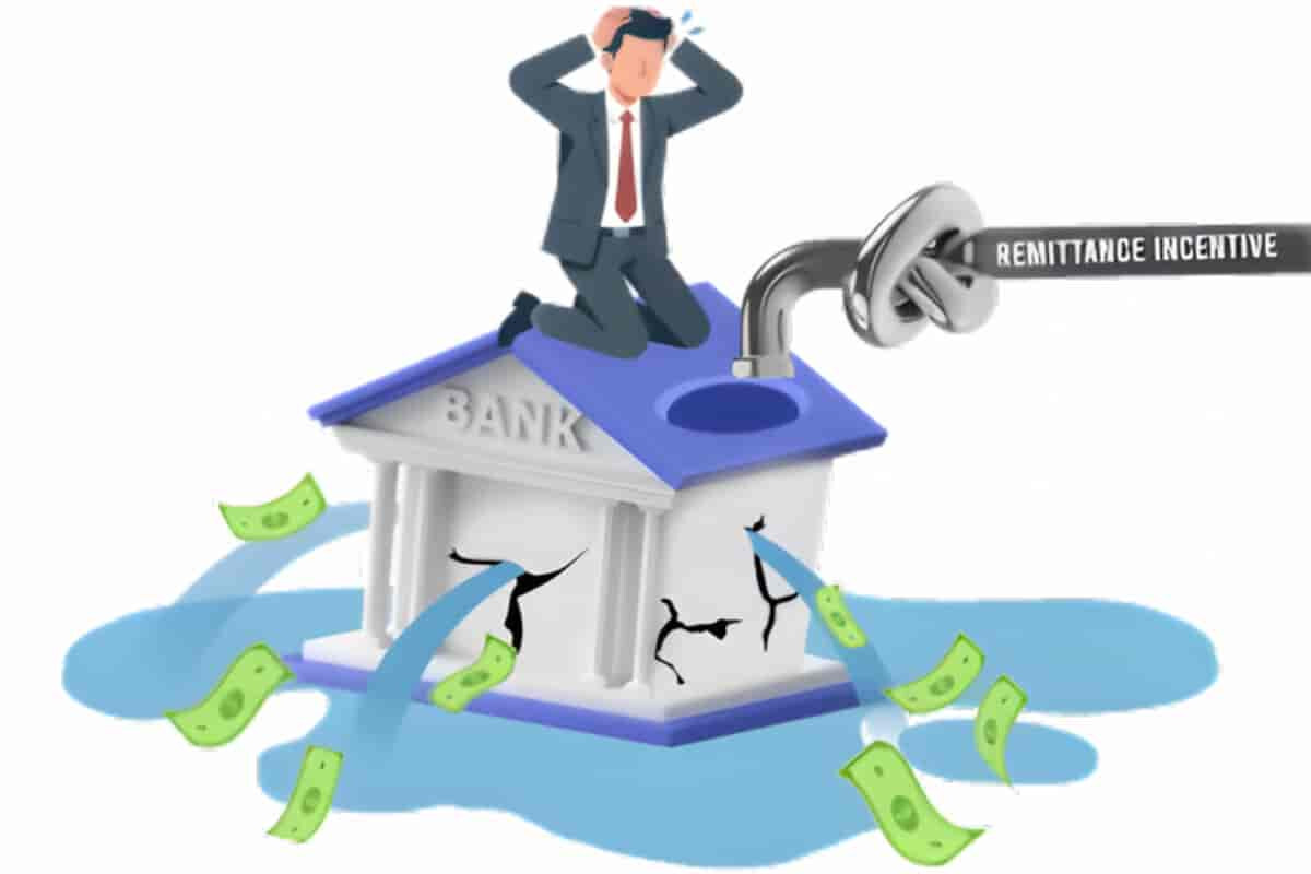 Remittance Incentive Arrears Strain Banks