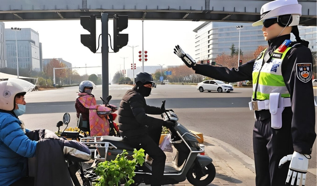 robot traffic police deployed in china "Robot Traffic Police Deployed in China"