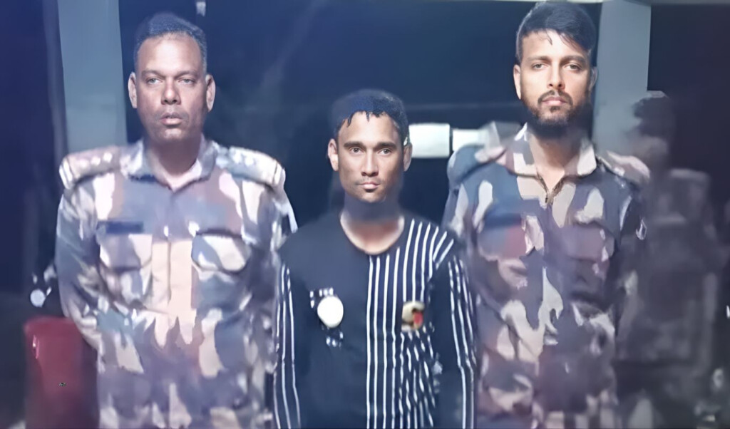rohingya youth arrested with over one lakh yaba tablets on teknaf border Rohingya Youth Arrested with Over One Lakh Yaba Tablets on Teknaf Border