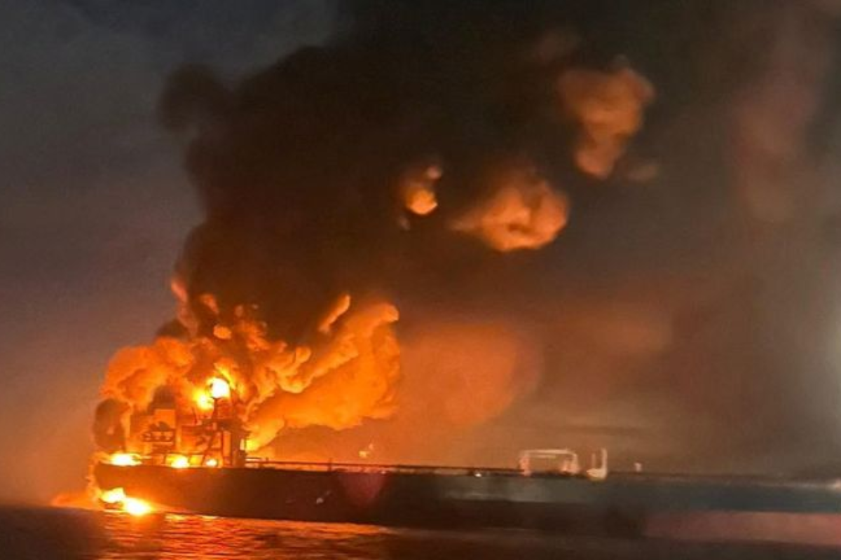 Russia-Linked Oil Tanker Sustains ‘External Explosions’ off Dakar Coast