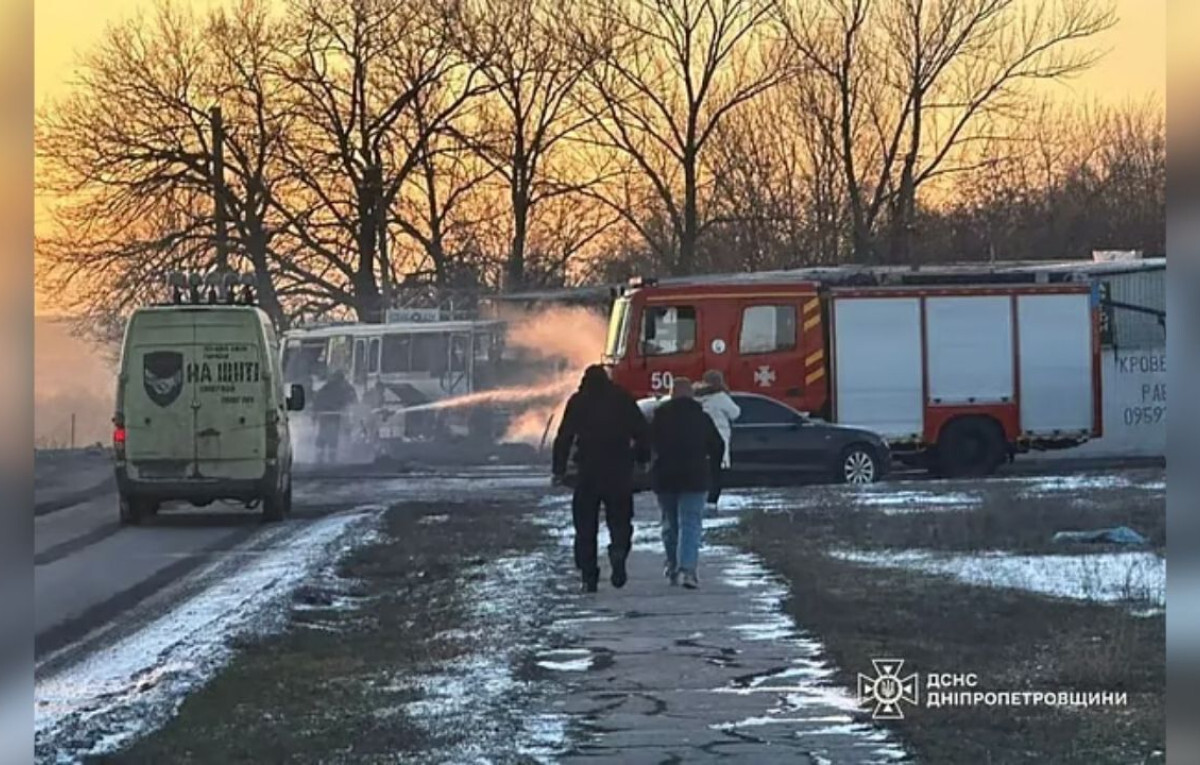 Russian Drone Strike Hits Ukrainian Miner Bus, Twelve Dead