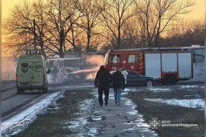 Russian Drone Strike Hits Ukrainian Miner Bus, Twelve Dead