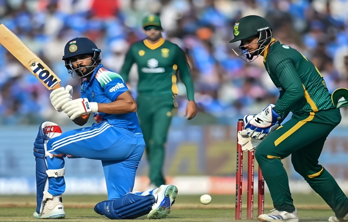 Ruturaj Gaikwad Arrives in Style: First ODI Ton and Kohli’s Class Power India Toward Another Big Score