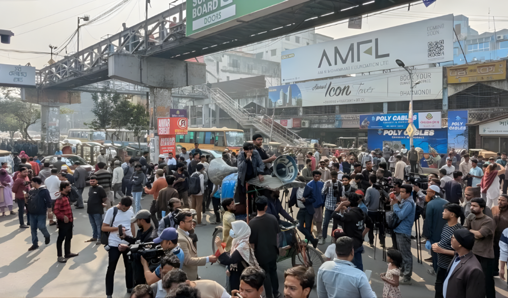 seven colleges students disrupt dhaka traffic Seven Colleges Students Disrupt Dhaka Traffic