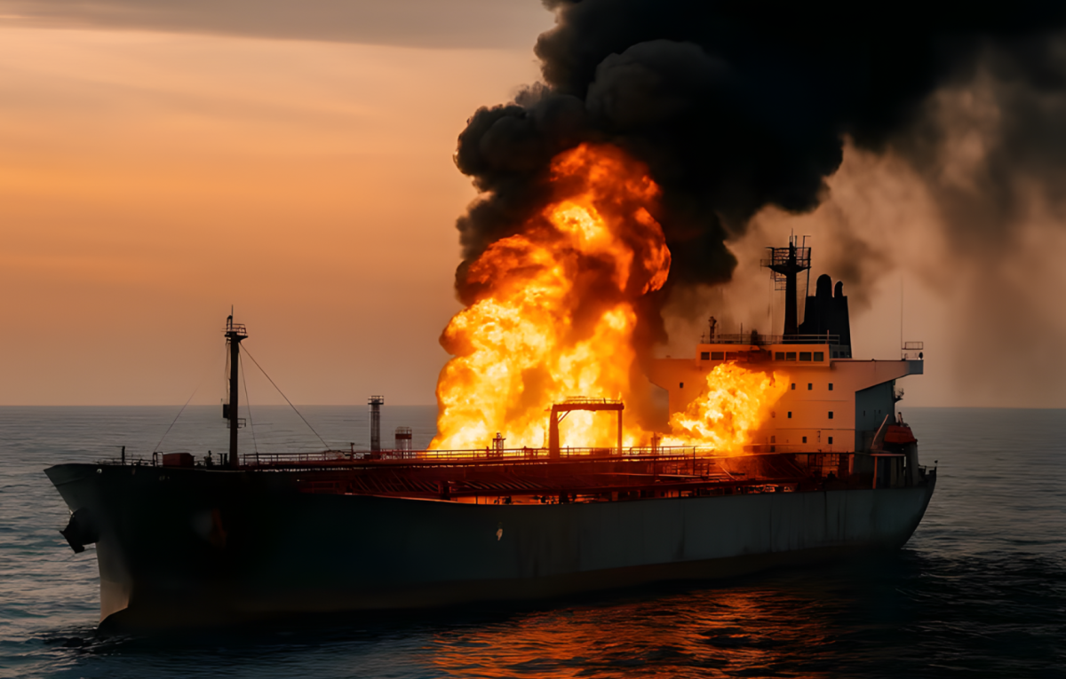 Shadow Fleet Tankers Blaze in Black Sea, Maritime Risk Spikes!