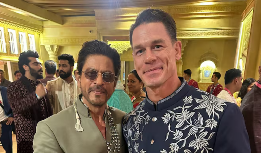 shah rukh khan and john cena share a frame praise each other Shah Rukh Khan and John Cena Share a Frame, Praise Each Other
