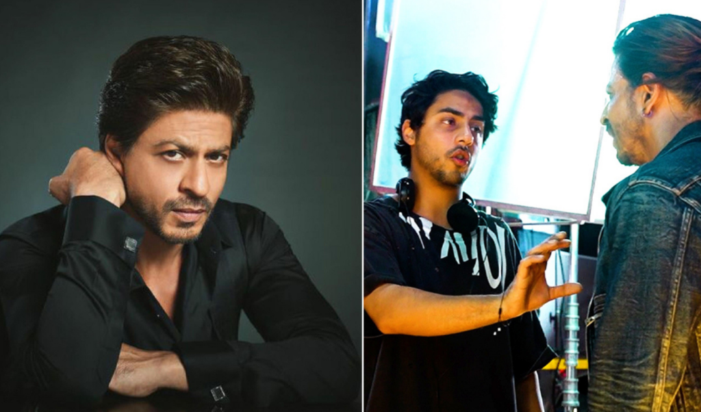 shah rukh khan takes directions from son aryan Shah Rukh Khan Takes Directions from Son Aryan