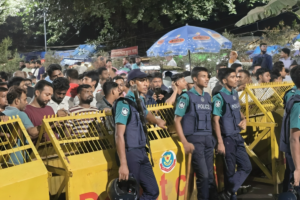 Shibir Supporters Jubilant in Shahbagh as Victory Rally Preparations Begin