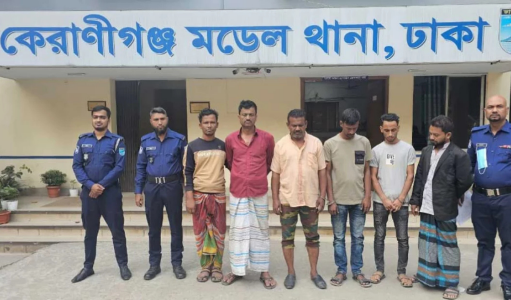 six arrested in keraniganj over cattle theft Six Arrested in Keraniganj Over Cattle Theft