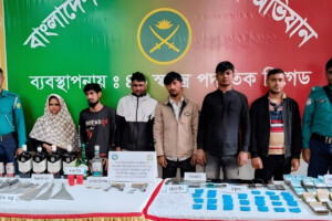 Six Arrested in Major Drugs and Arms Raid in Dhaka