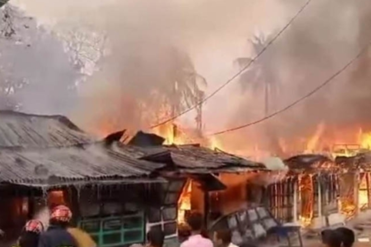 Six Homes Destroyed in Bandarban Blaze