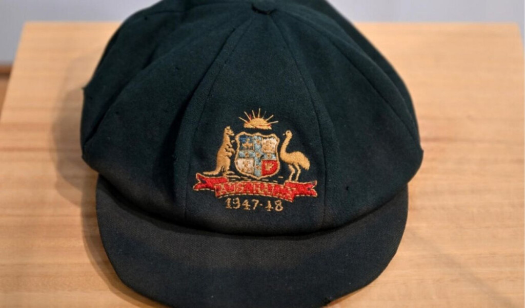 sold at a record price bradmans baggy green cap Sold at a record price: Bradman’s baggy green cap
