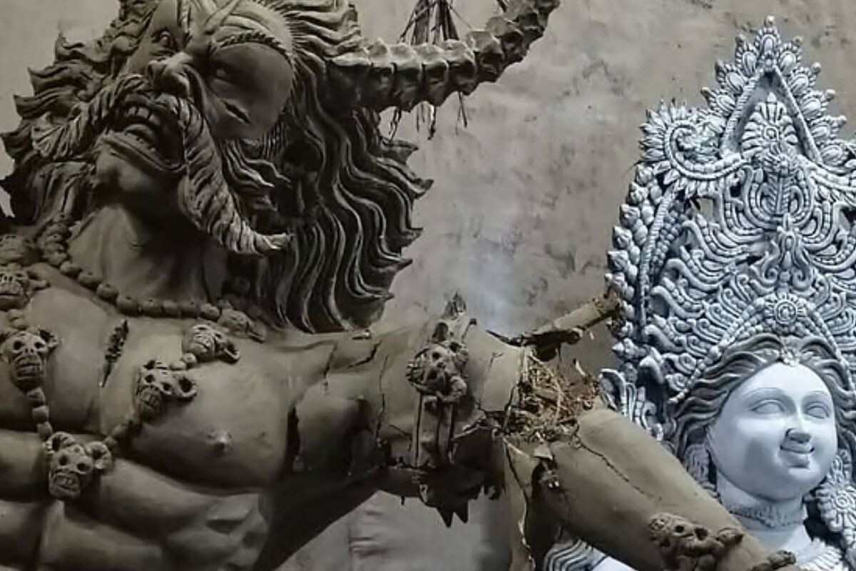 Statue Vandalism Reported at Temple in Gazipur