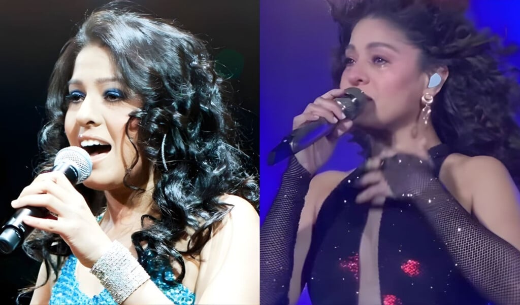 sunidhi chauhan overcome with emotion on stage Sunidhi Chauhan Overcome with Emotion on Stage