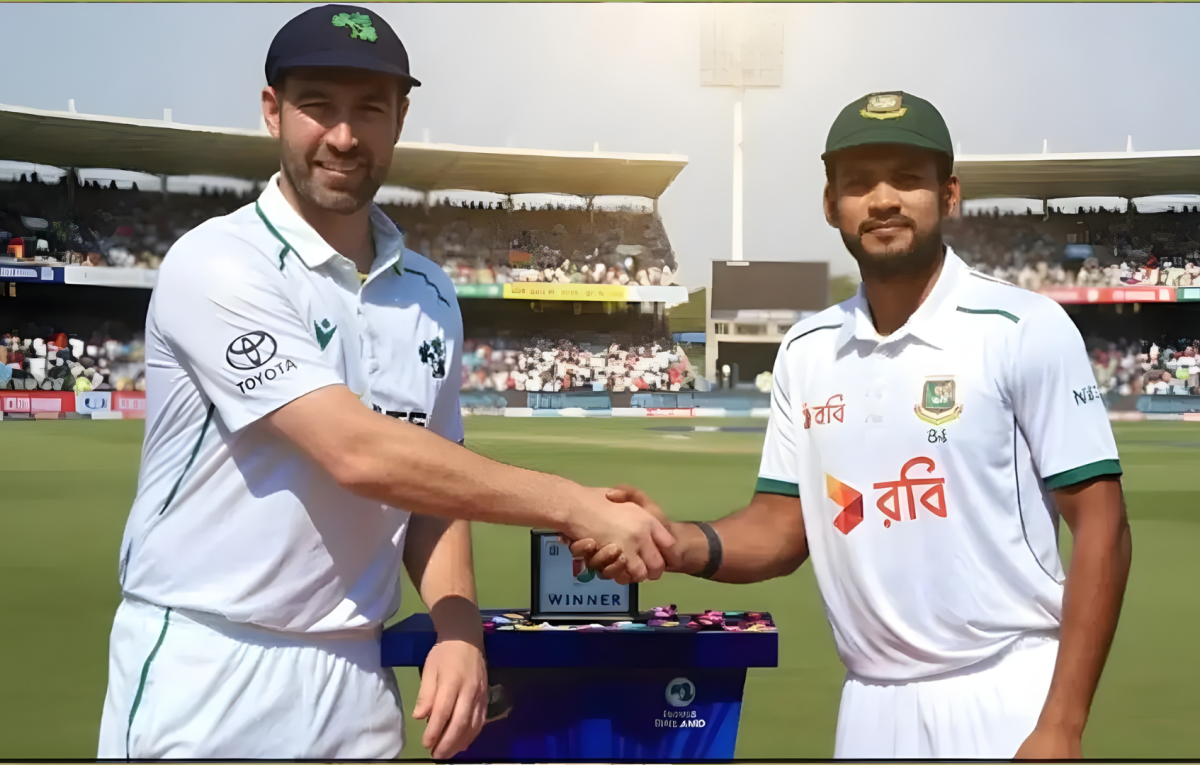 Sylhet Test: Bangladesh End Day One with a Strong Finish, Ireland 270/8