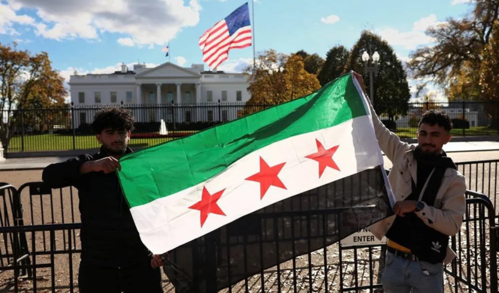 syrians hope sharaas us visit marks new era for the country Syrians Hope Sharaa's US Visit Marks New Era for the Country