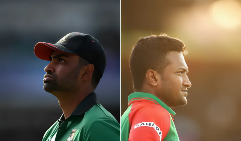 tamim iqbal on shakib to play for the national team he must return home and face legal cases Tamim Iqbal on Shakib: ‘To Play for the National Team, He Must Return Home and Face Legal Cases’