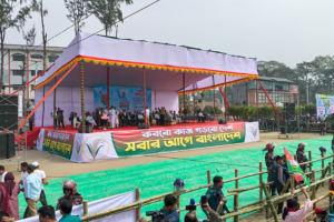 Tarique Rahman Holds Massive Rally in Barisal