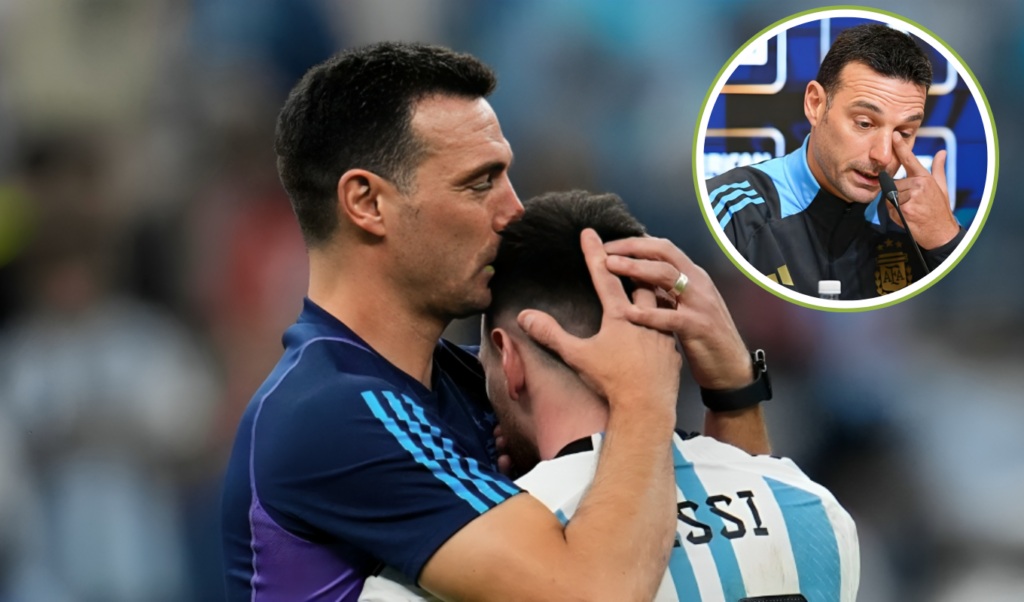tearful scaloni reflects on messi his successor and his own future Tearful Scaloni Reflects on Messi, His Successor, and His Own Future