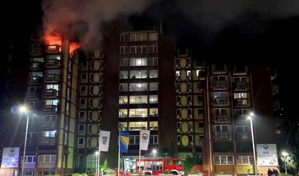 ten dead as fire rips through bosnia nursing home Ten Dead as Fire Rips Through Bosnia Nursing Home