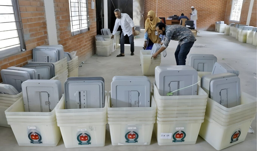 the ballot is moving towards the centre The ballot is moving towards the centre.